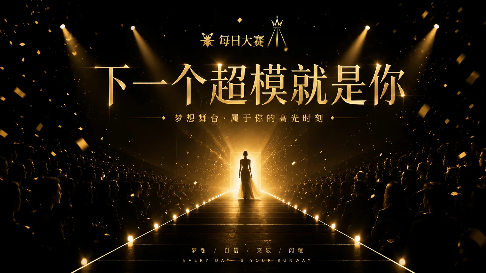 每日大赛舞台与时尚展示主题封面